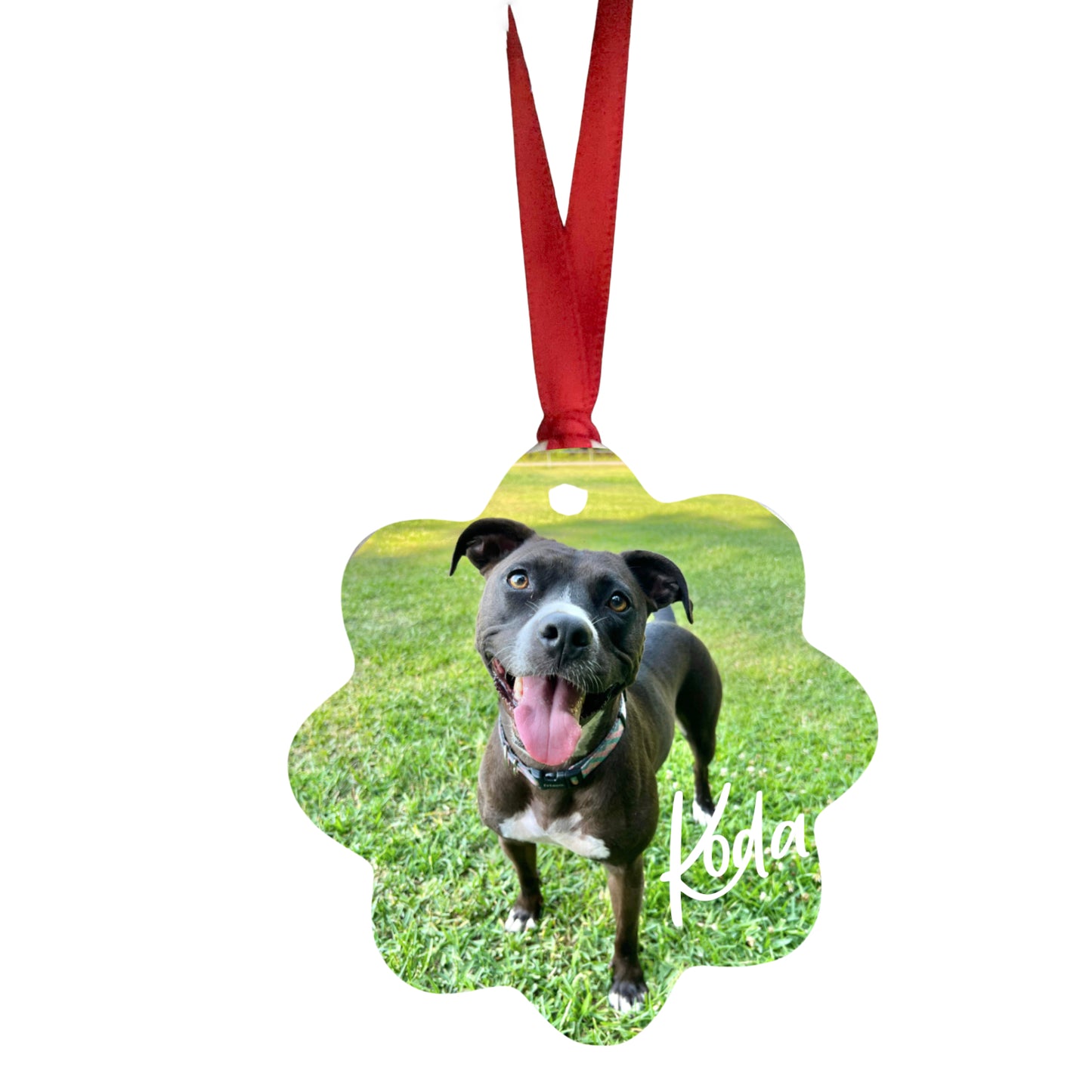 The Snowkie Personalized Dog Ornament -