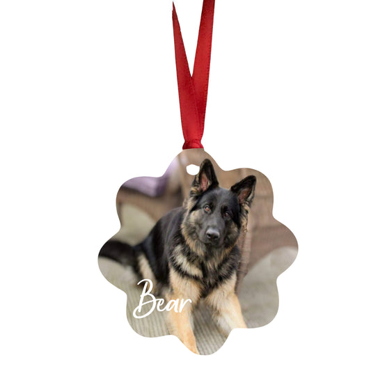 The Snowkie Personalized Dog Ornament - 